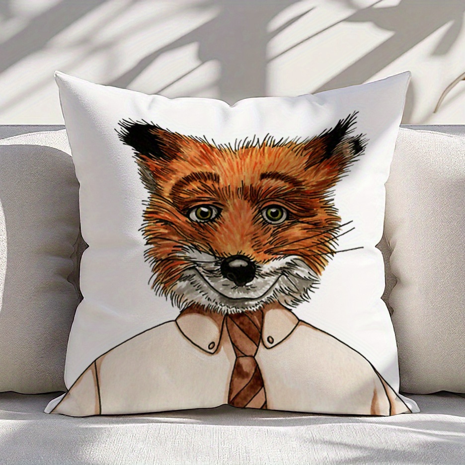 Pillow Insert 18X18 - 1 Stück Mr. Fox Kissenbezug, Herbst-Waldmotiv,