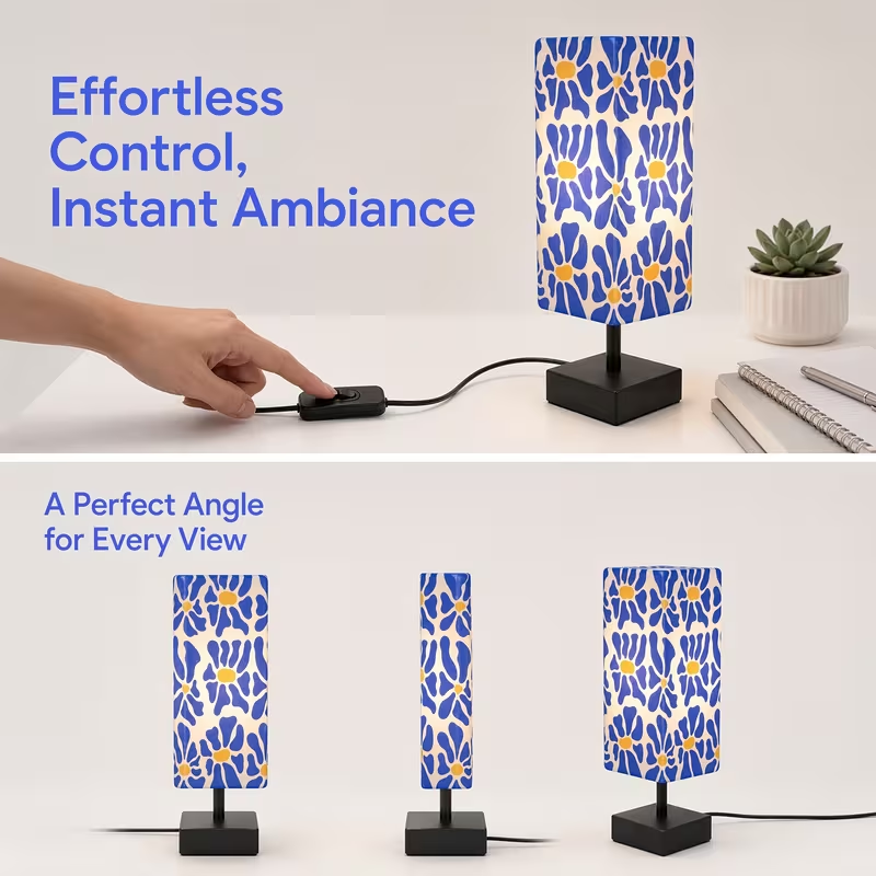 Moderne, farbenfrohe Tischlamp – Home Textiles & Decorations Bewertung und Preis