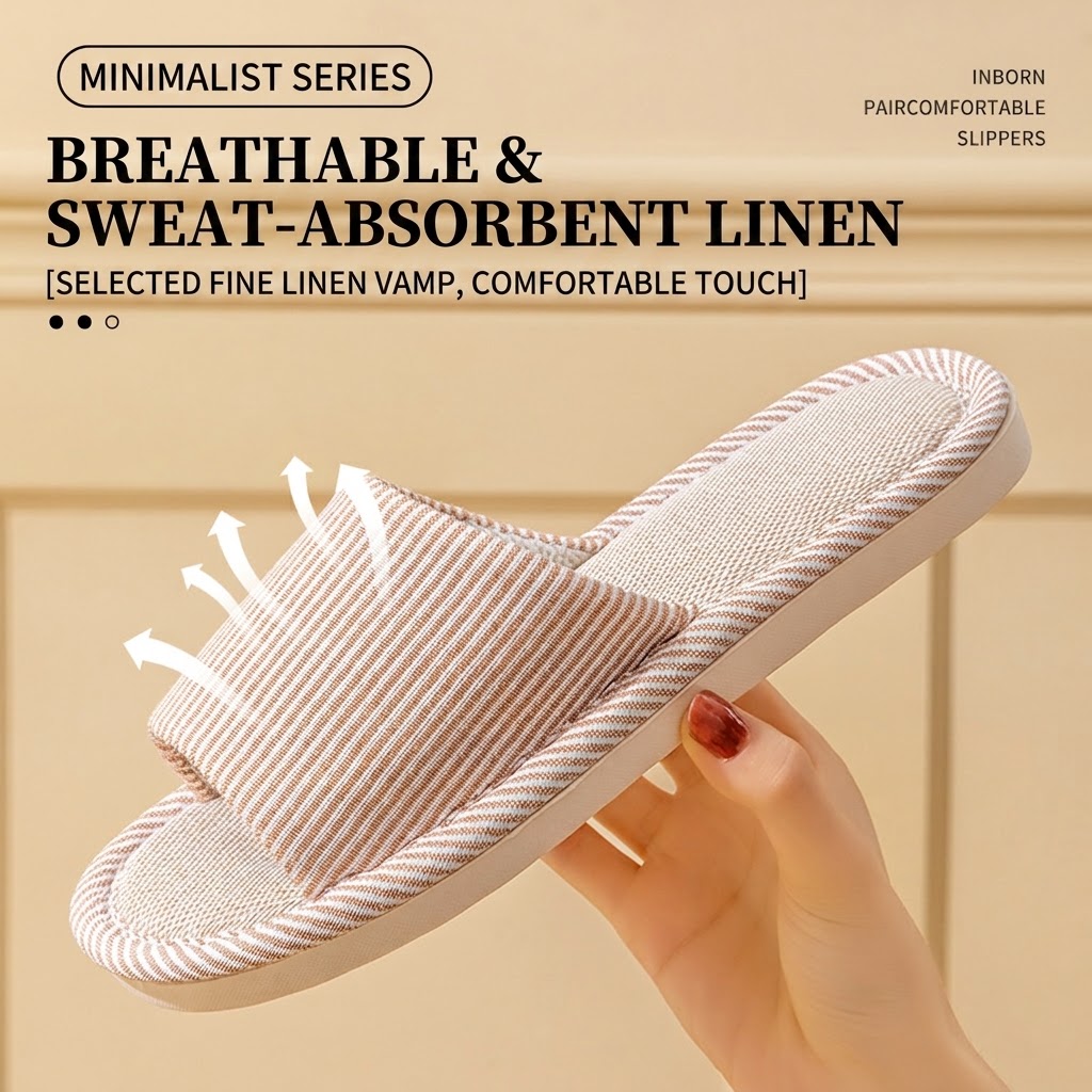 Atmungsaktive Leinen-Hausschuh – Home Textile Bewertung und Preis