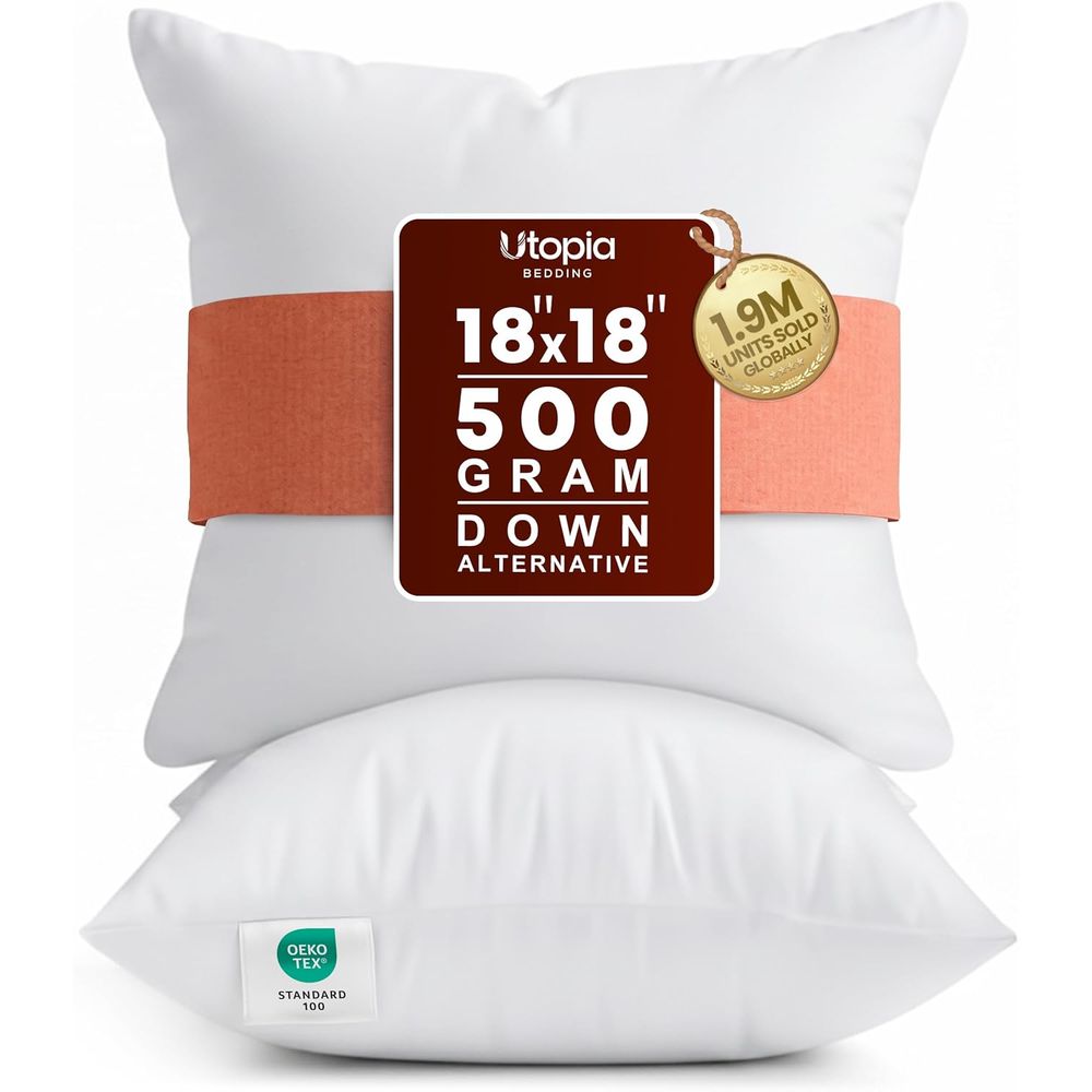 Paar 18x18 weiße Kisseneinlage – Pillow Insert 18X18 Bewertung und Preis