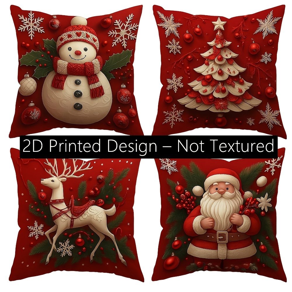 2 Stück Weihnachts-Kissenbezüg – Pillow Insert 18X18 Bewertung und Preis